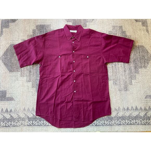 Levis Shirts For Jeans Modern Authentic Western RED Button Up‎ VTG 90's Large - Picture 1 of 7